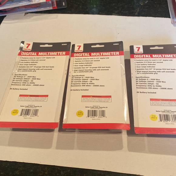 NWT Bundle of 2 Digital Multimeters - ONLY 2 - Picture 3 of 4